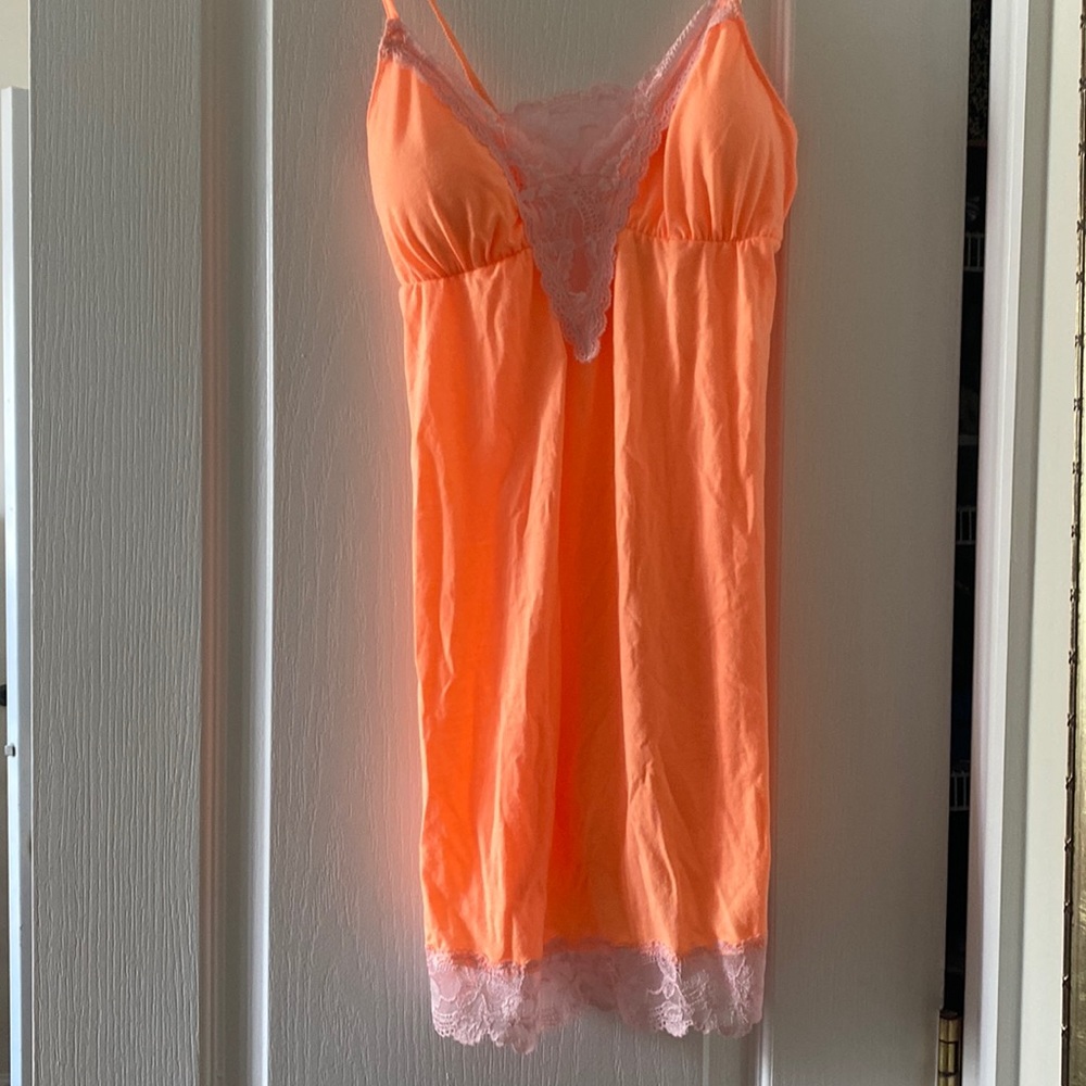 Victoria’s Secret cotton/lace slip dress
